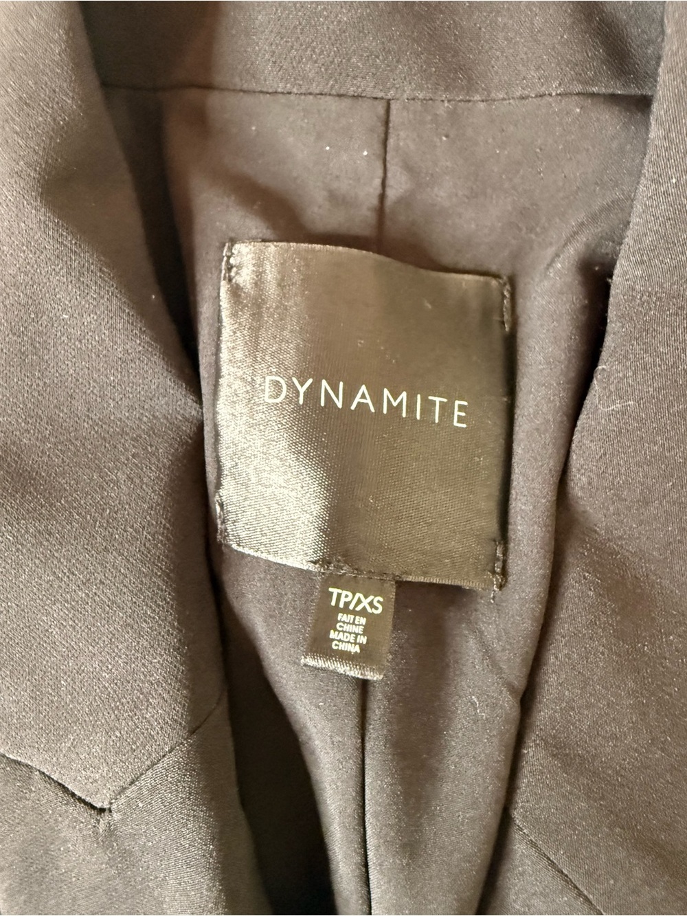 Dynamite Black Tailored Blazer Dress / Skort - Picture 4 of 10